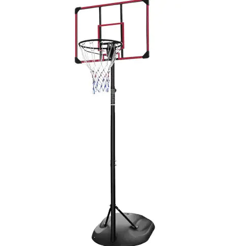 Portable Basketball Hoop System Stand Height Adjustable 7.5ft - 9.2ft With 32 Inch Backboard And Wheels For Youth Adults Indoor Outdoor Basketball Goal